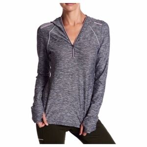 Zella Reflective 1/2 Zip Hoodie Pullover 2X